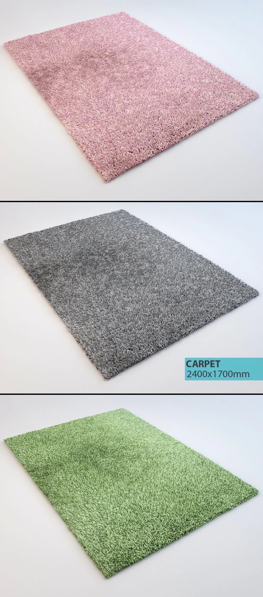 carpet 3D Model .c4d .max .obj .3ds .fbx .stl .blend