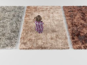 3 carpets 3D Model