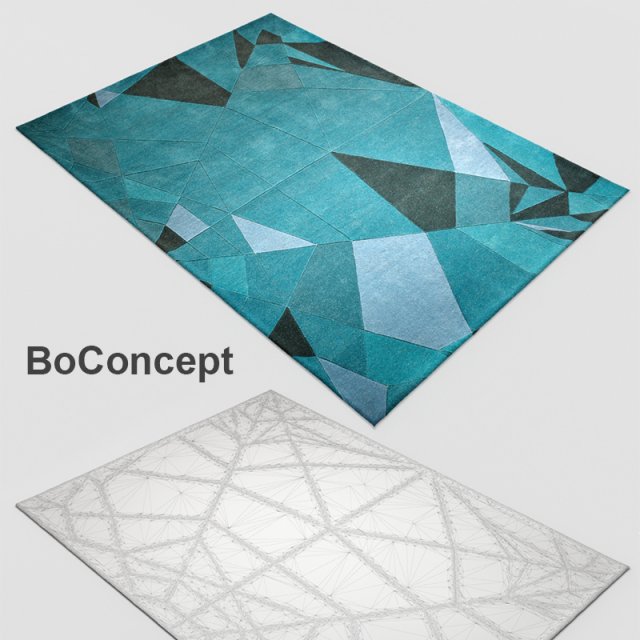 carpet boconcept 3D Model .c4d .max .obj .3ds .fbx .stl .blend 