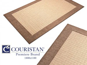 carpet couristan checkeredfield rug in natural co 3D Model