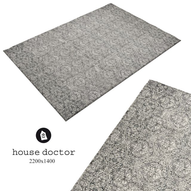 carpet housedoctor chodnik-tkany-flower Model 3D .c4d .max .obj .3ds .fbx .stl .blend 