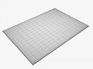 carpet housedoctor chodnik-tkany-flower Model 3D