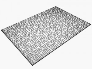 carpetsuzanne-sharp-sellarsbrook-blue-rug 3D Model