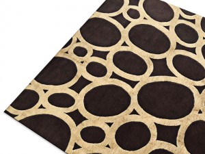 carpetdavid-rockwell-gold-rings-rug 3D Model