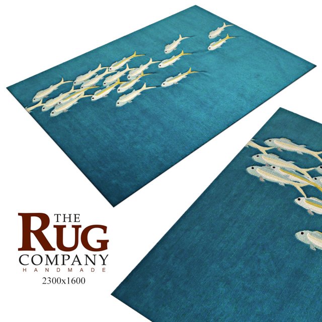 carpetbarber-osgerby-fishes-rug160013 3D मॉडल .c4d .max .obj .3ds .fbx .stl .blend 