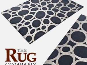 carpetdavid-rockwell-silverrings-rug 3D Model