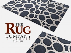 carpetdavid-rockwell-silverrings-rug Model 3D
