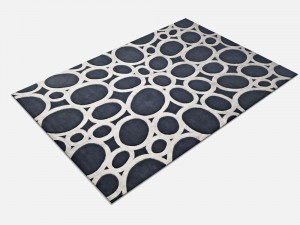 carpetdavid-rockwell-silverrings-rug Model 3D