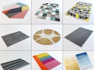 paquete de alfombras 1 Modelo 3D