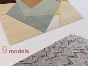 carpets pack 2 3D 模型