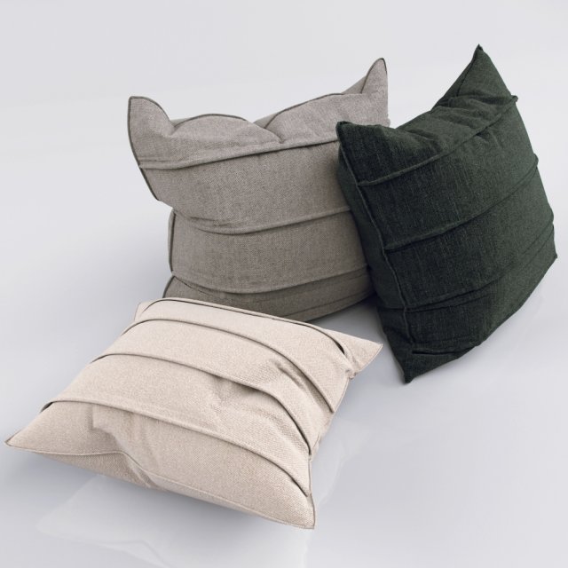 pillows 3D Model .c4d .max .obj .3ds .fbx .stl .blend 