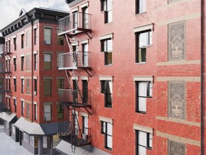 new york corner house 3D 模型
