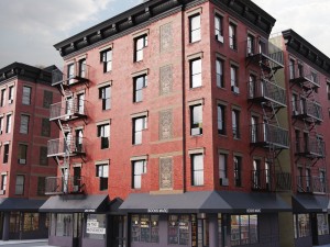 new york corner house 3D 模型