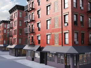 new york corner house 3D 模型