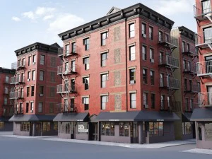 new york corner house 3D Model
