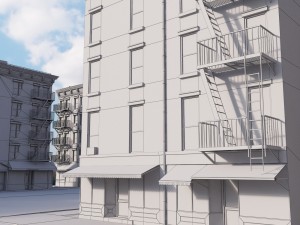 chicago house 3D 모델
