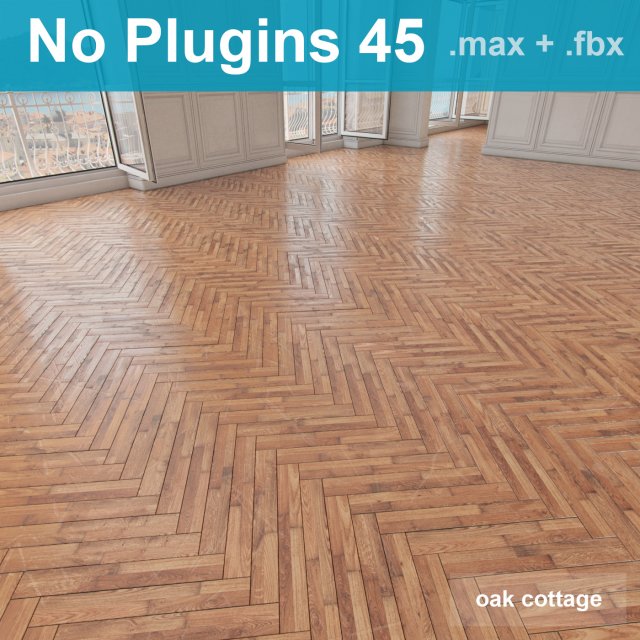 floor 45 without plugins Modelo 3D .c4d .max .obj .3ds .fbx .stl .blend 