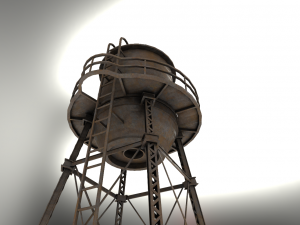 water tower 3D-Modell