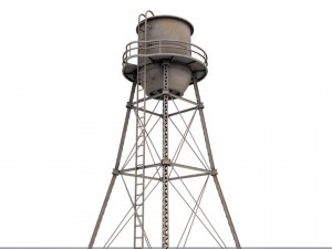 water tower 3D-Modell
