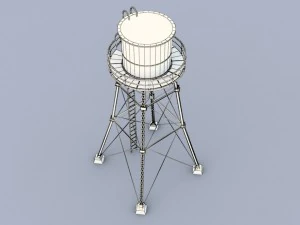 water tower 3D Model