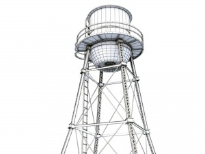 water tower 3D-Modell