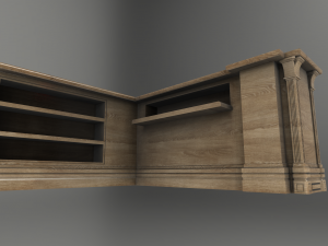 reception table 3D Model