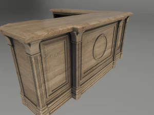 reception table 3D Model