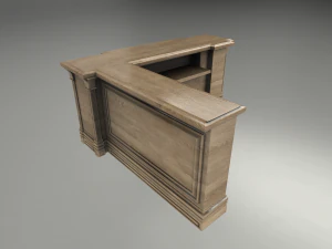 reception table 3D Model