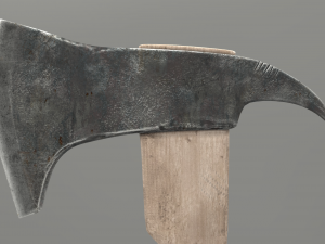 old axe Modèle 3D