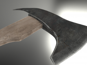 old axe Modèle 3D