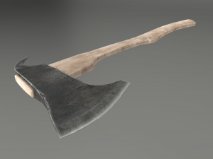old axe Modèle 3D