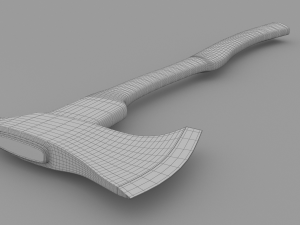 old axe Modèle 3D