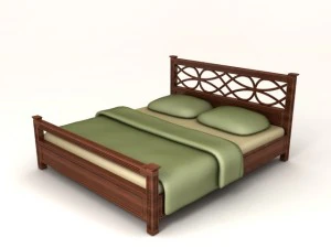 tempat tidur Model 3D