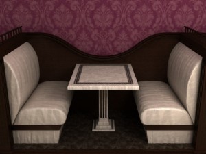 restaurant seats Modelo 3D