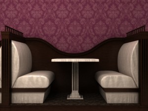 restaurant seats Modelo 3D