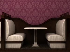 restaurant seats 3D Model