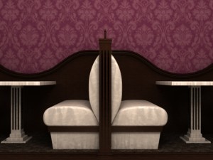 restaurant seats Modelo 3D