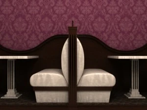 restaurant seats 3D Model