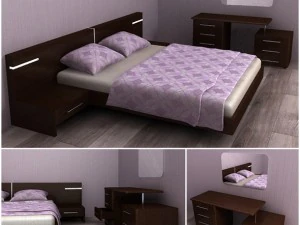 kamar tidur Model 3D