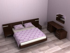 bedroom 3D मॉडल