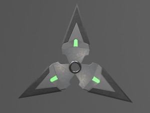 dark shuriken 3Dモデル
