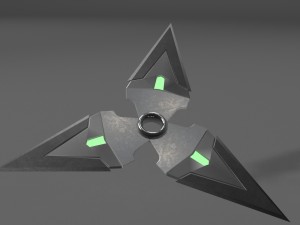 dark shuriken 3D 模型