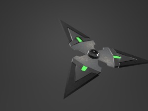 dark shuriken 3D 模型
