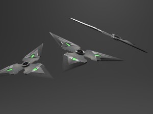 dark shuriken 3D 模型