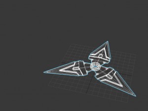 dark shuriken 3D 模型