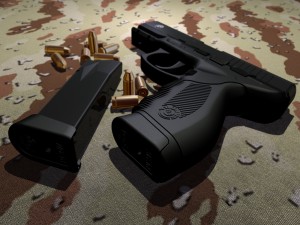 taurus pt 24-7pistol 3D-Modell