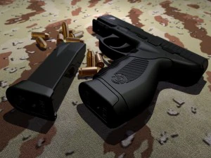 taurus pt 24-7pistol 3D Model