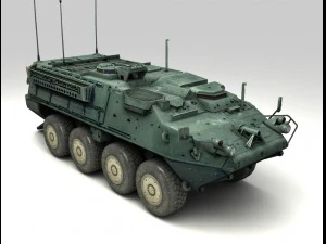 bmp stryker 3dmax Model 3D