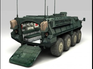 bmp stryker 3dmax 3D Модель