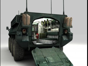 bmp stryker 3dmax 3D Модель